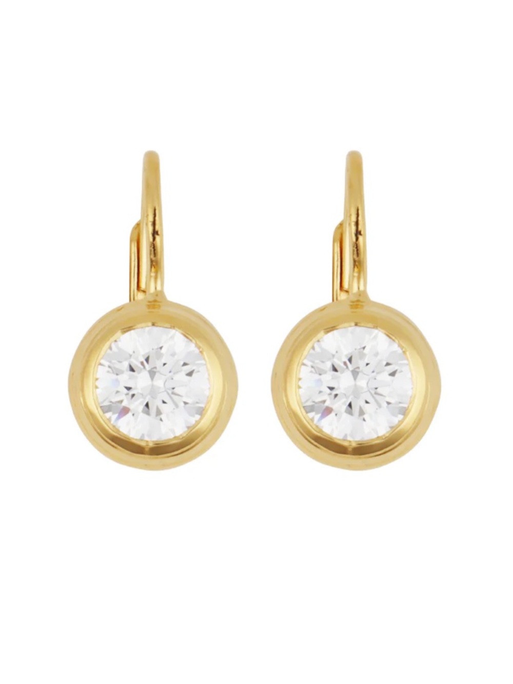 HART Bezel Drop Earrings